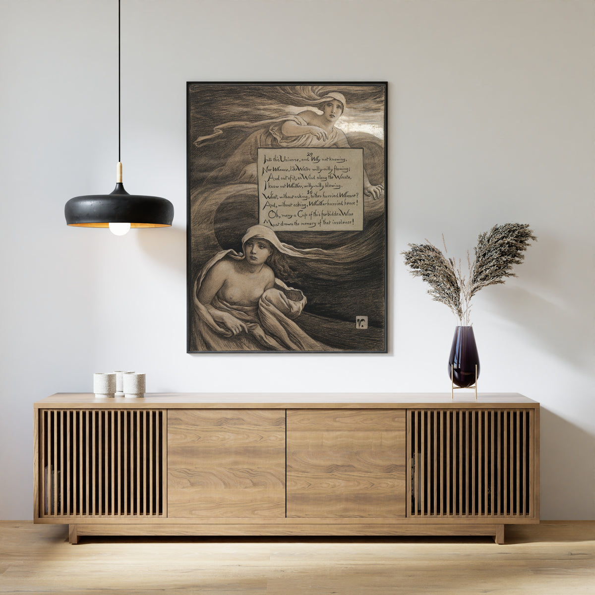 Elihu Vedder — Rubáiyát of Omar Khayyám: Whence and Whither? | Illustration Art Print