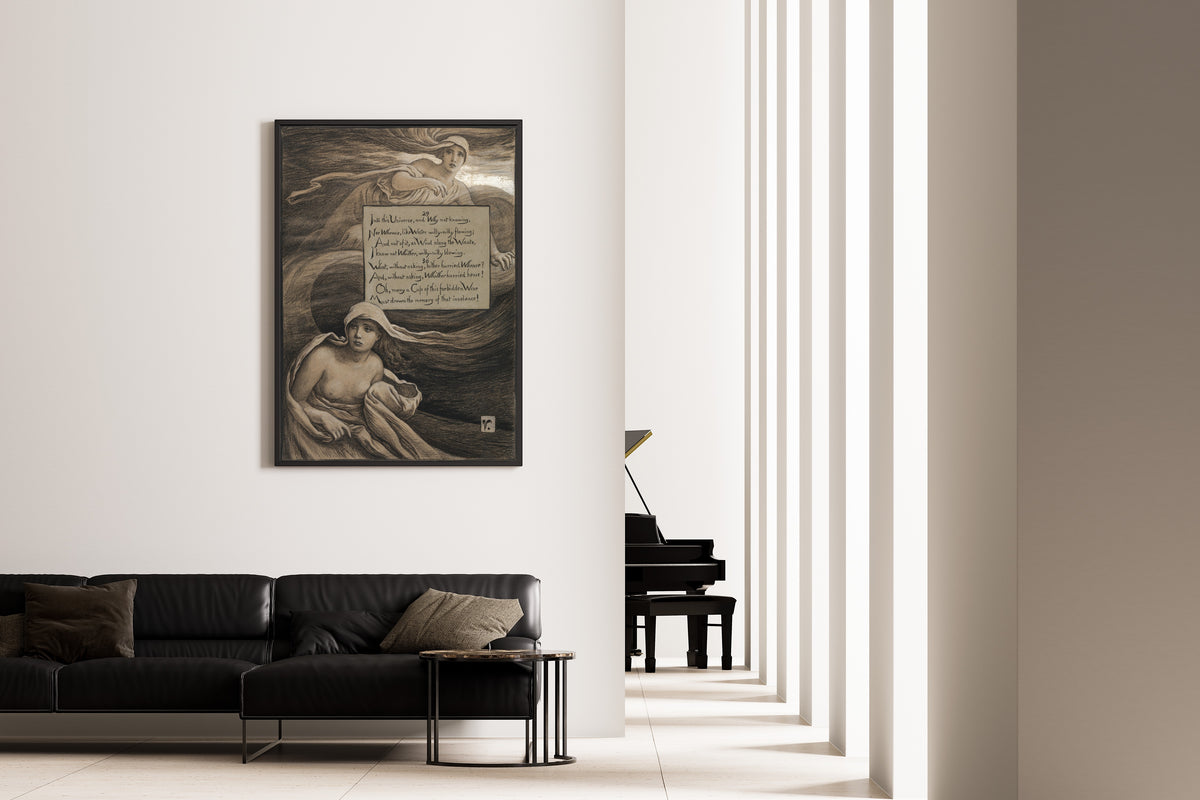 Elihu Vedder — Rubáiyát of Omar Khayyám: Whence and Whither? | Illustration Art Print