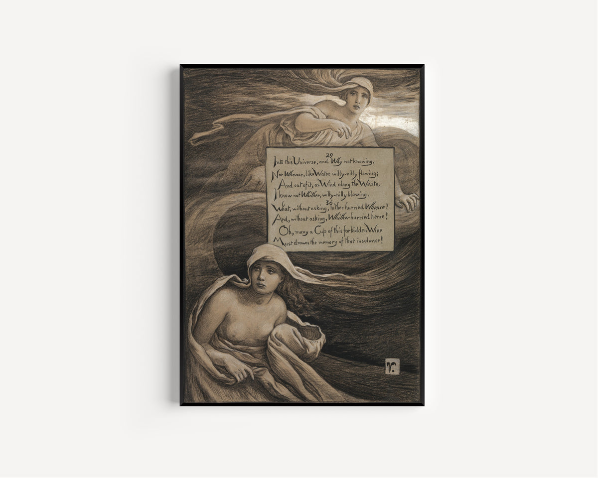 Elihu Vedder — Rubáiyát of Omar Khayyám: Whence and Whither? | Illustration Art Print