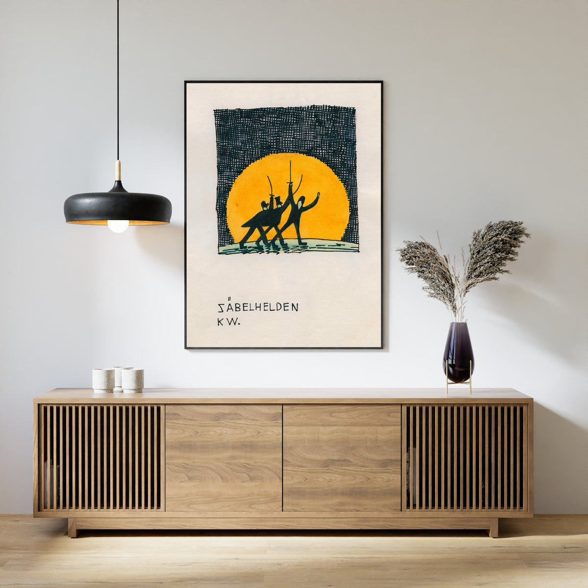 Karl Wiener — Säbelhelden (Sabre Heroes) | Modernist Illustration Print