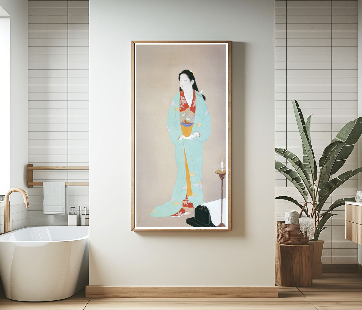 Uemura Shōen — Sōshi-arai Komachi | Fine Art Print