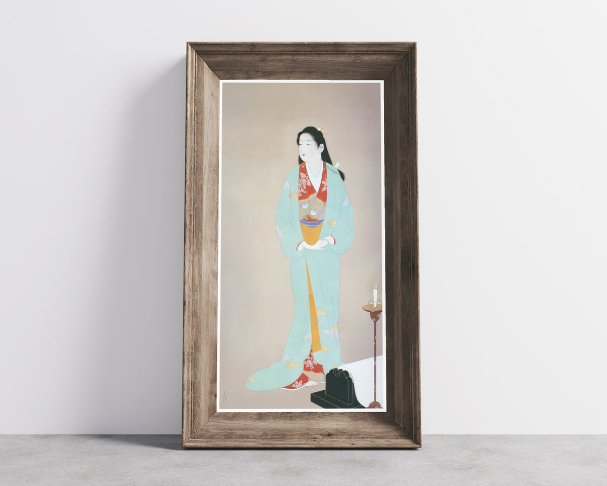 Uemura Shōen — Sōshi-arai Komachi | Fine Art Print