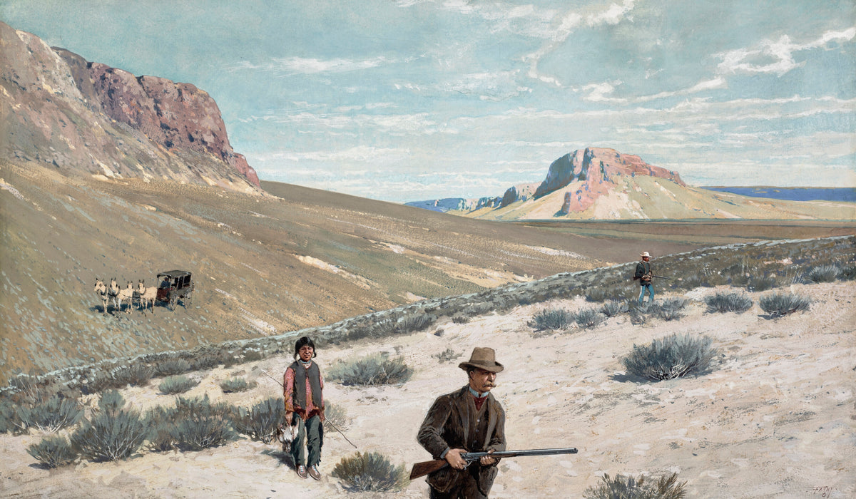 Henry Farny — Sage-Cock Shooting in Montana | Western Art Print