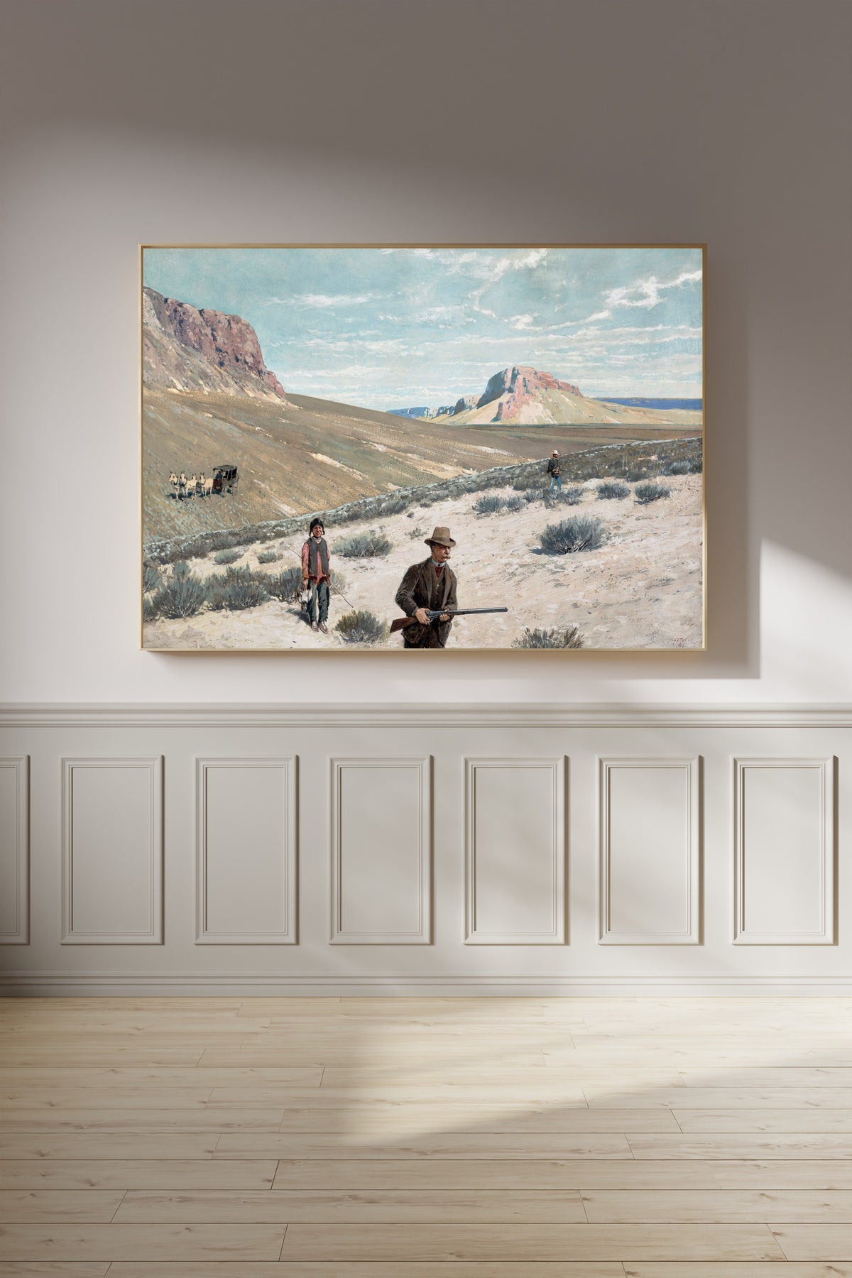 Henry Farny — Sage-Cock Shooting in Montana | Western Art Print