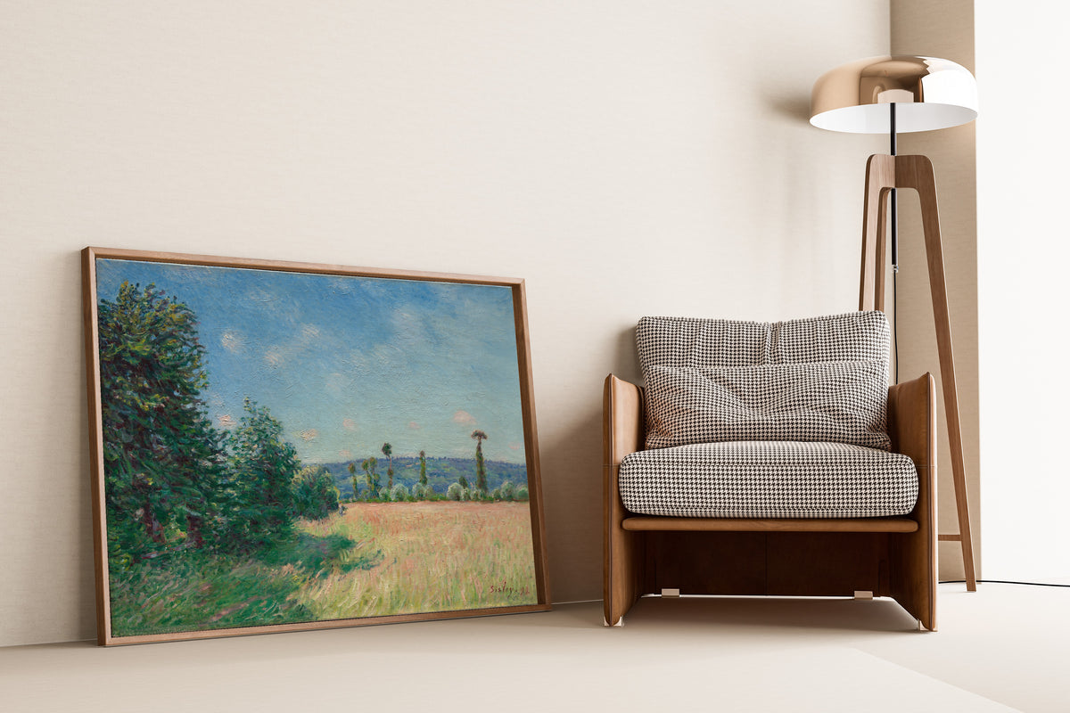 Alfred Sisley — Sahurs Meadows in Morning Sun | Fine Art Print