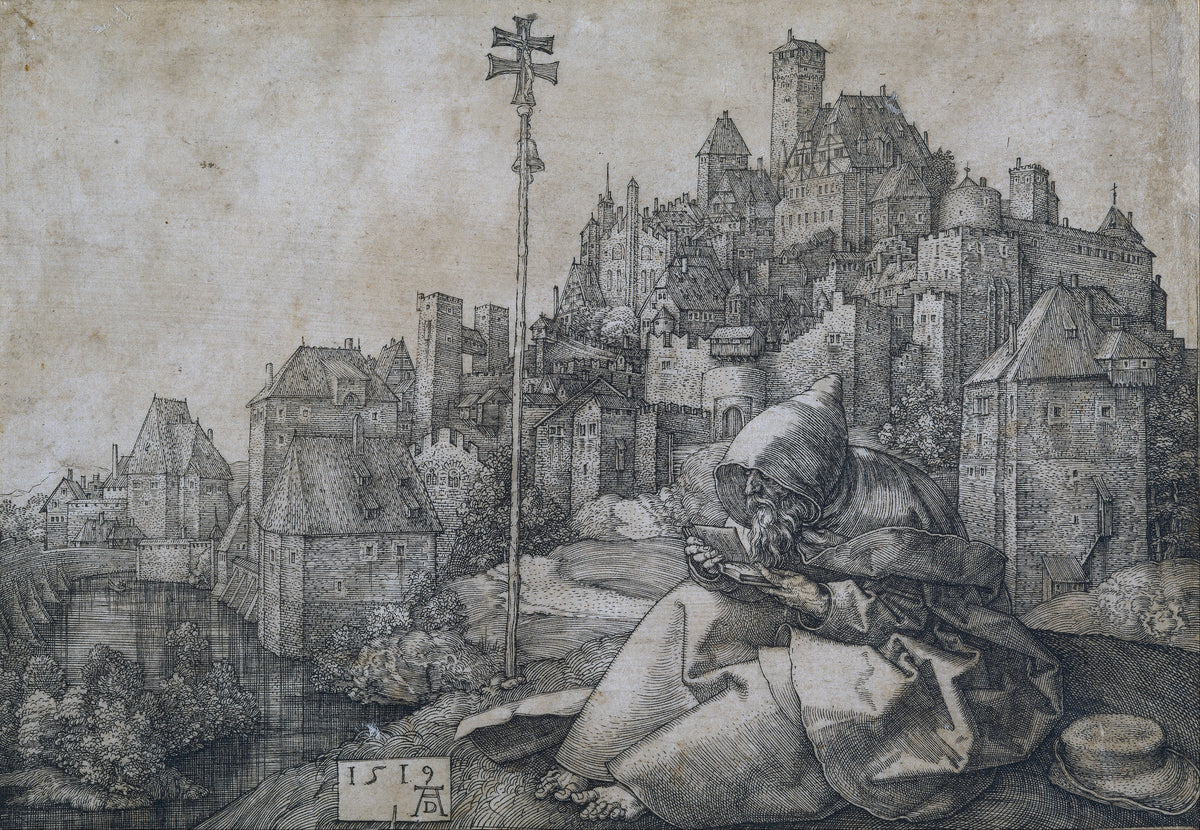 Albrecht Dürer — Saint Anthony | Engraving Print
