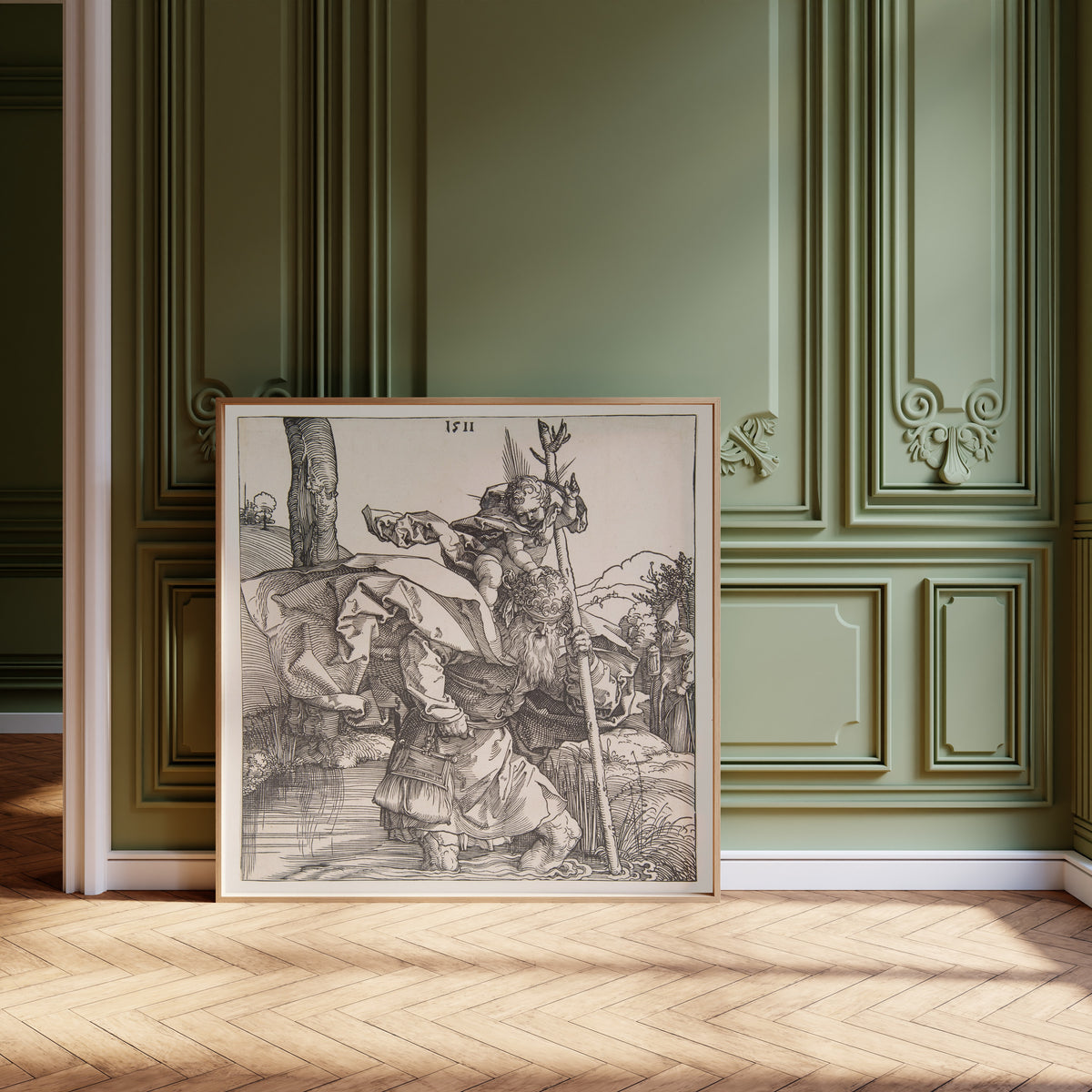 Albrecht Dürer — Saint Christopher | Woodcut Print