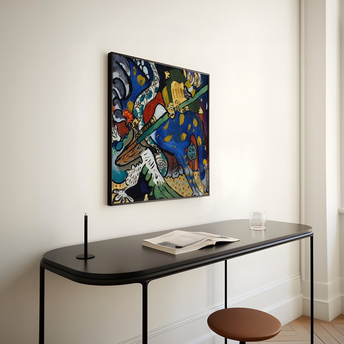 Wassily Kandinsky — Saint George | Symbolist Art Print