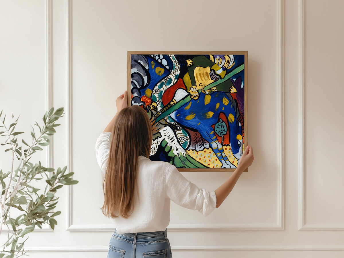 Wassily Kandinsky — Saint George | Symbolist Art Print