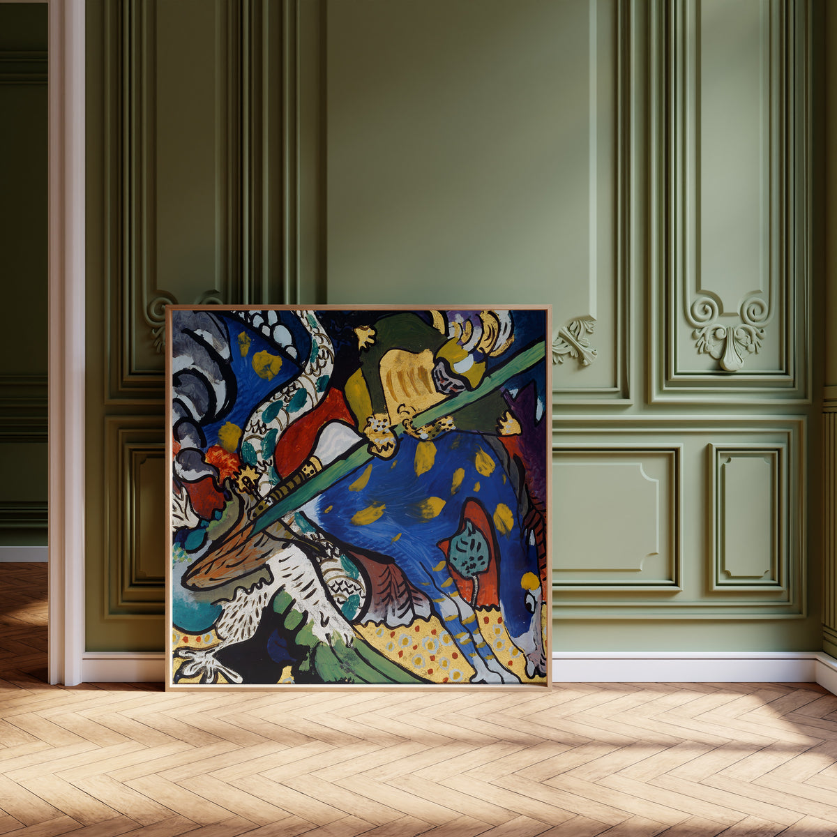 Wassily Kandinsky — Saint George | Symbolist Art Print