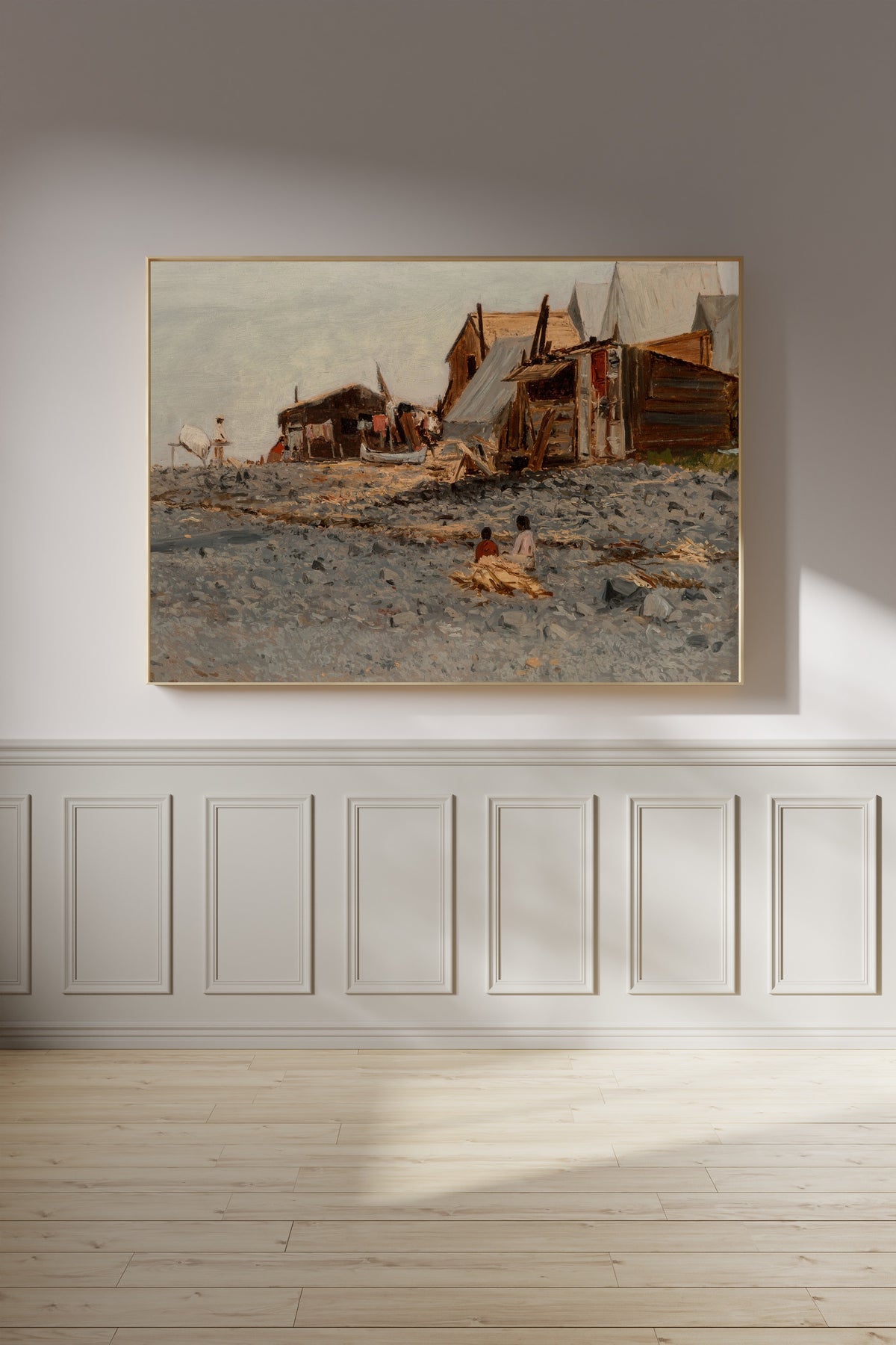 Albert Bierstadt — Salmon Fishery Village | Landscape Fine Art Print