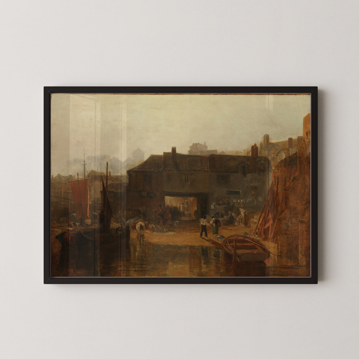 J.M.W. Turner — Saltash with the Water Ferry, Cornwall | Landscape Fine Art Print