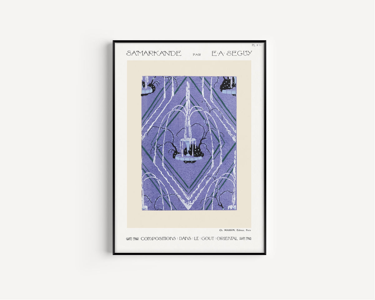 E. A. Séguy — Samarkande, Plate 10 | Pattern Design Print