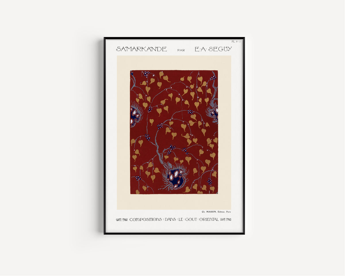 E. A. Séguy — Samarkande, Plate 12 | Art Deco Print