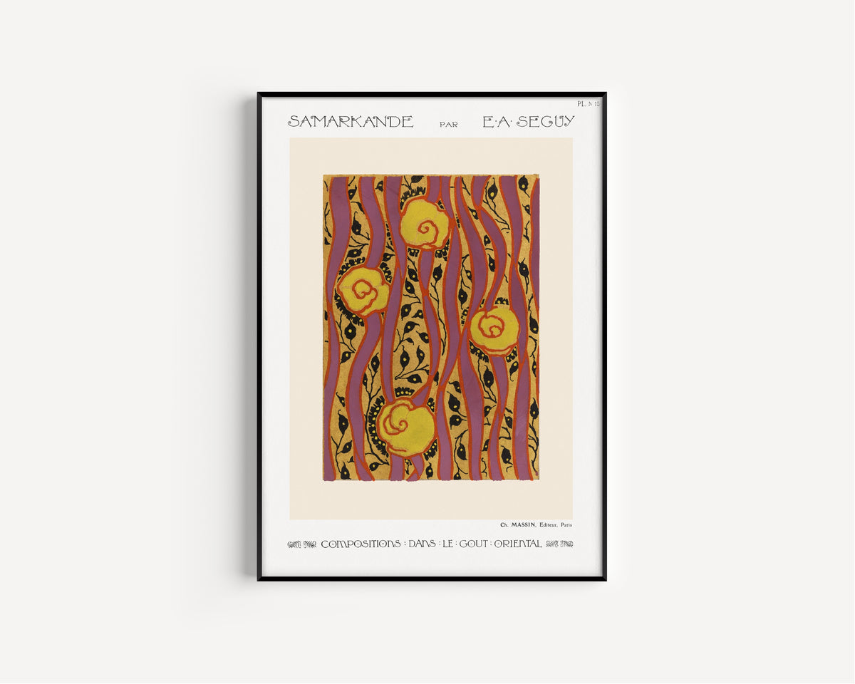 E. A. Séguy — Samarkande, Plate 15 | Pattern Design Print