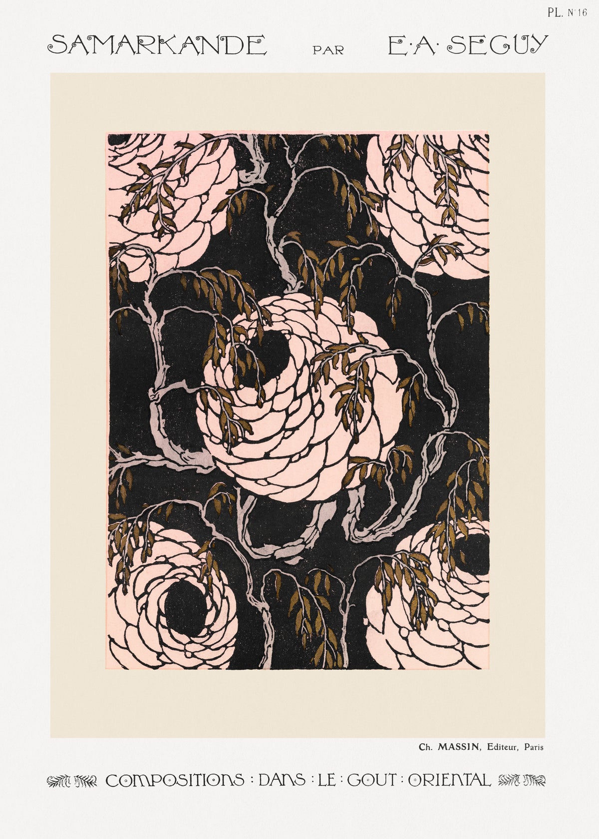 E. A. Séguy — Samarkande, Plate 16 | Pattern Design Print