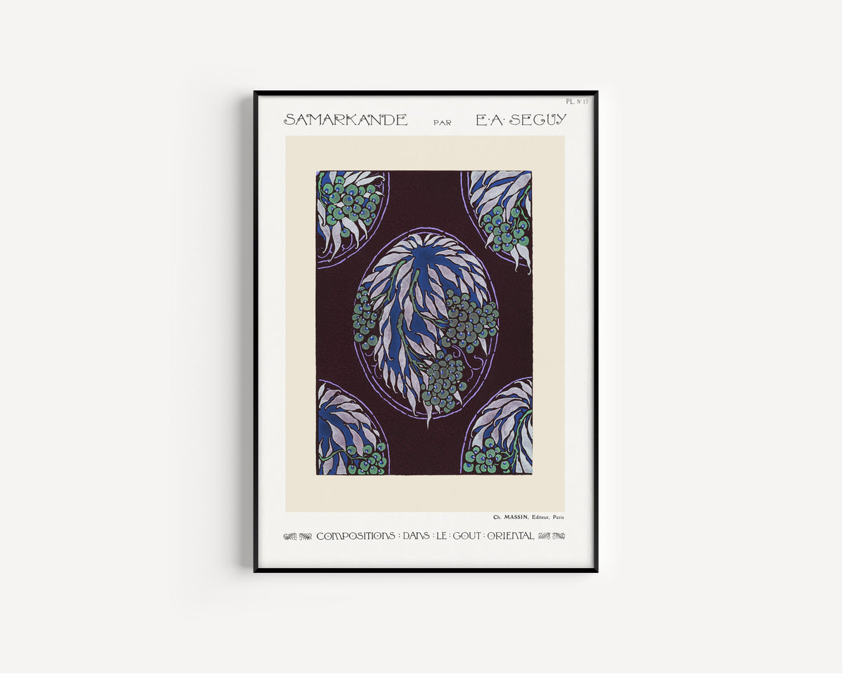 E. A. Séguy — Samarkande, Plate 17 | Art Deco Pattern Print