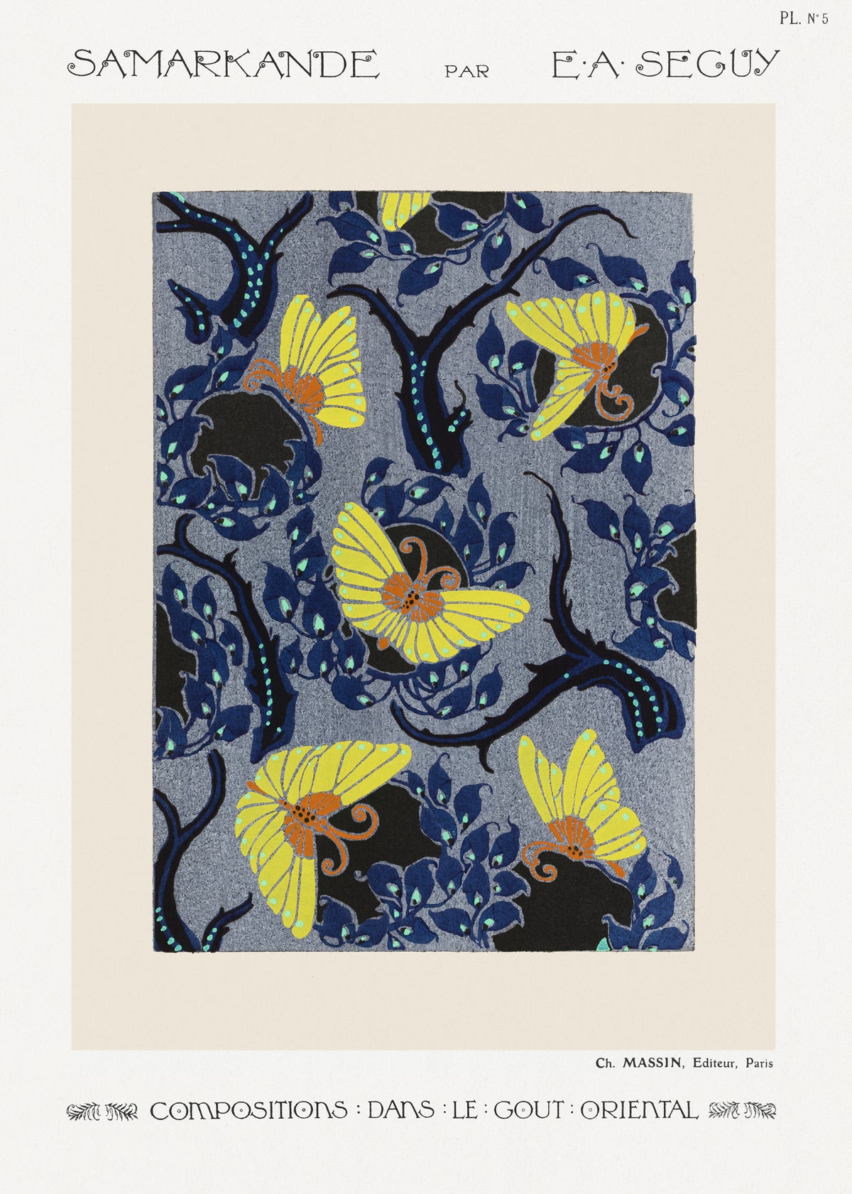 E. A. Séguy — Samarkande, Plate 5 | Art Deco Pattern Print