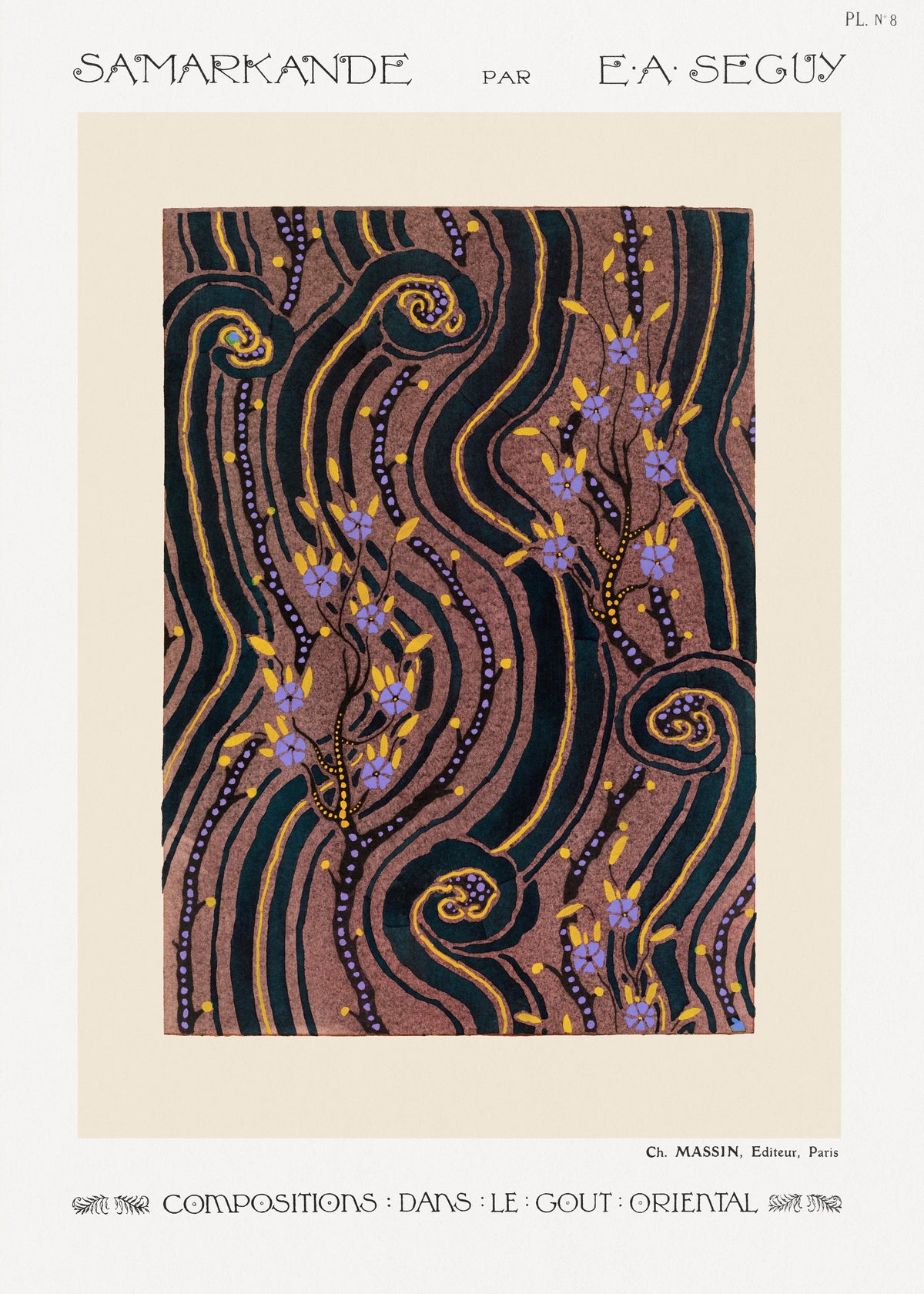 E. A. Séguy — Samarkande, Plate 8 | Art Deco Pattern Print