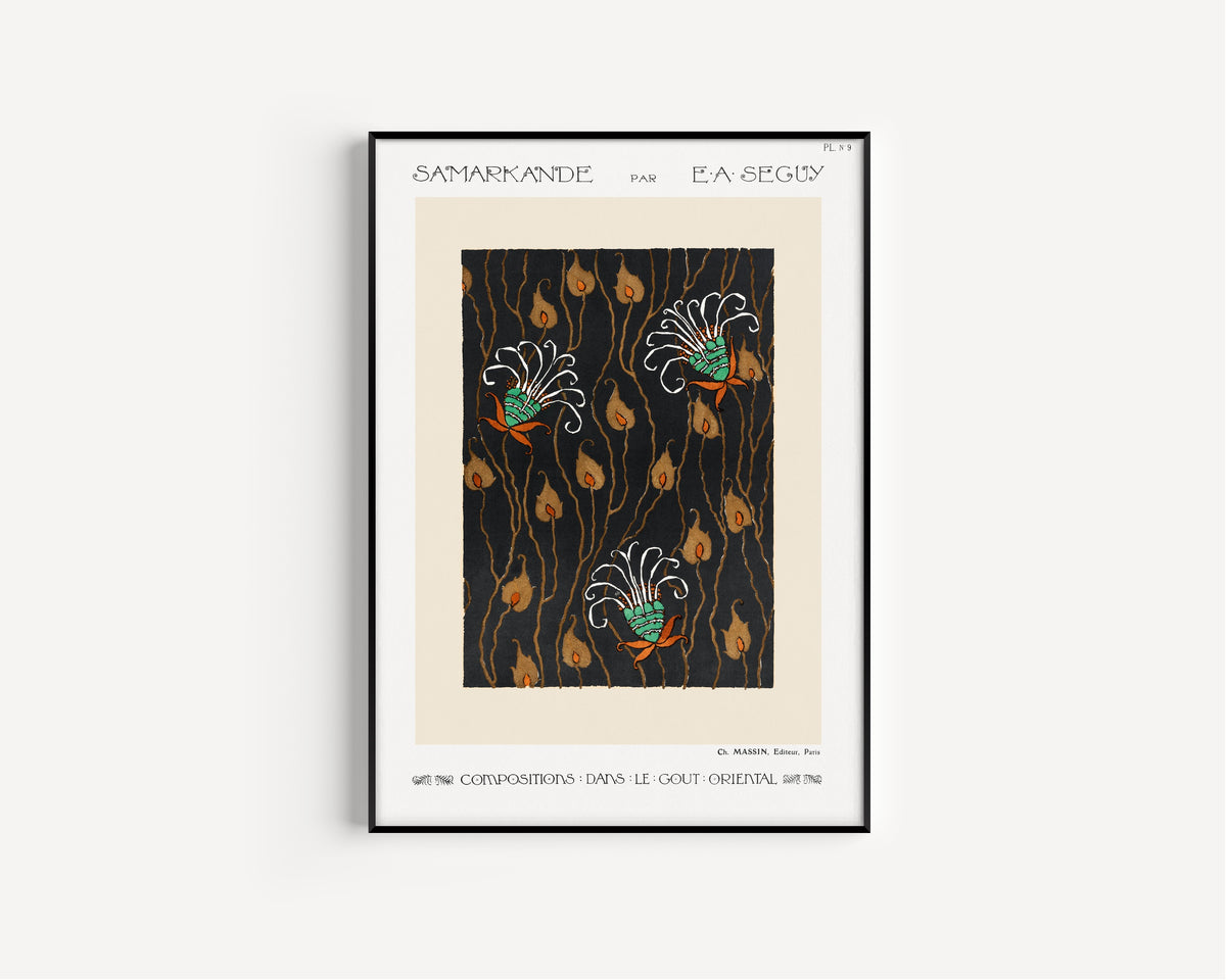 E. A. Séguy — Samarkande, Plate 9 | Art Deco Pattern Print