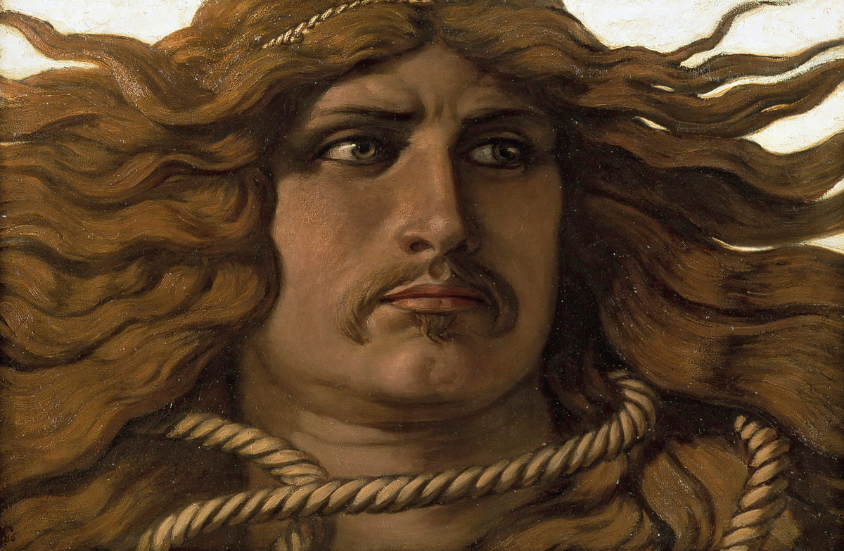 Elihu Vedder — Samson | Symbolist Art Print