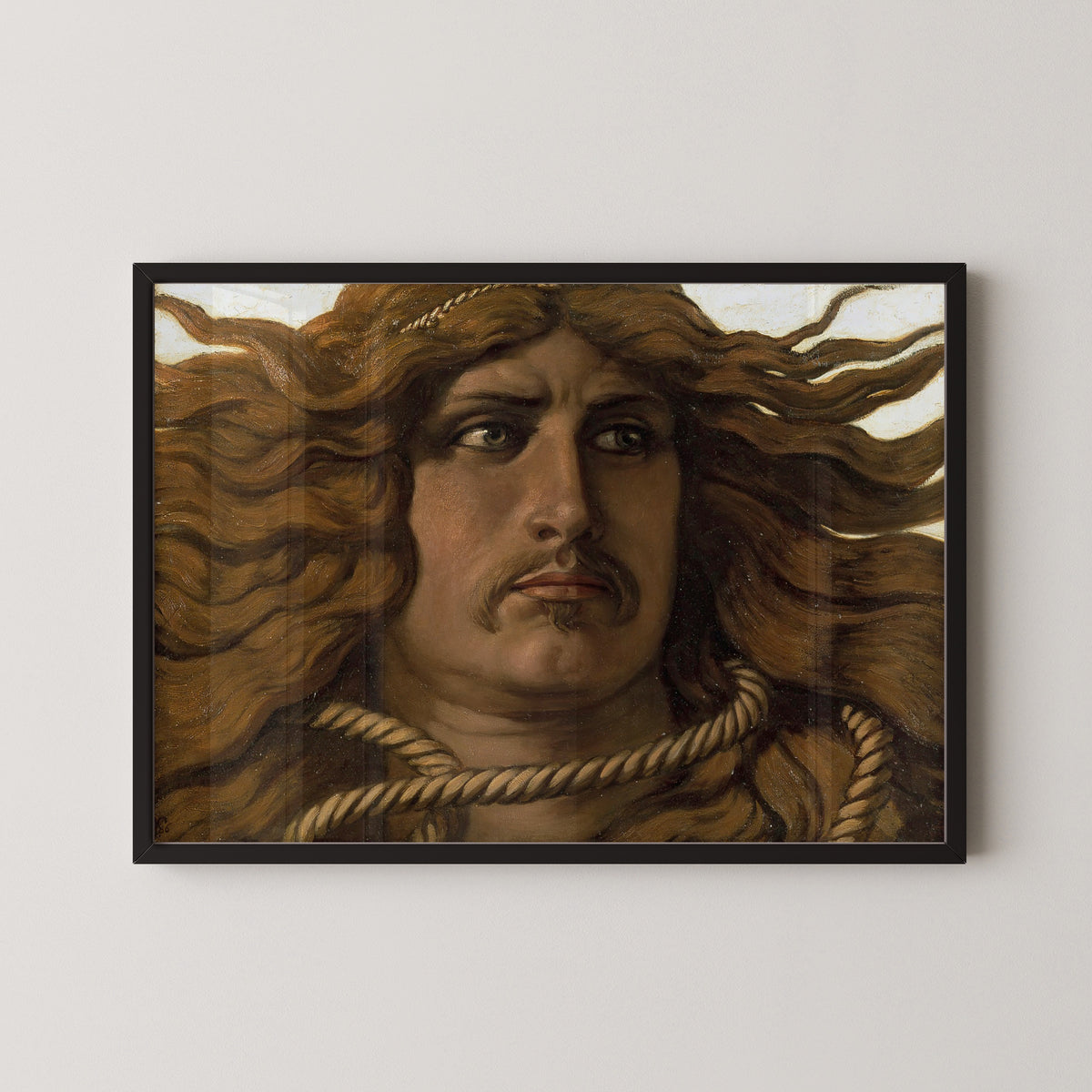 Elihu Vedder — Samson | Symbolist Art Print