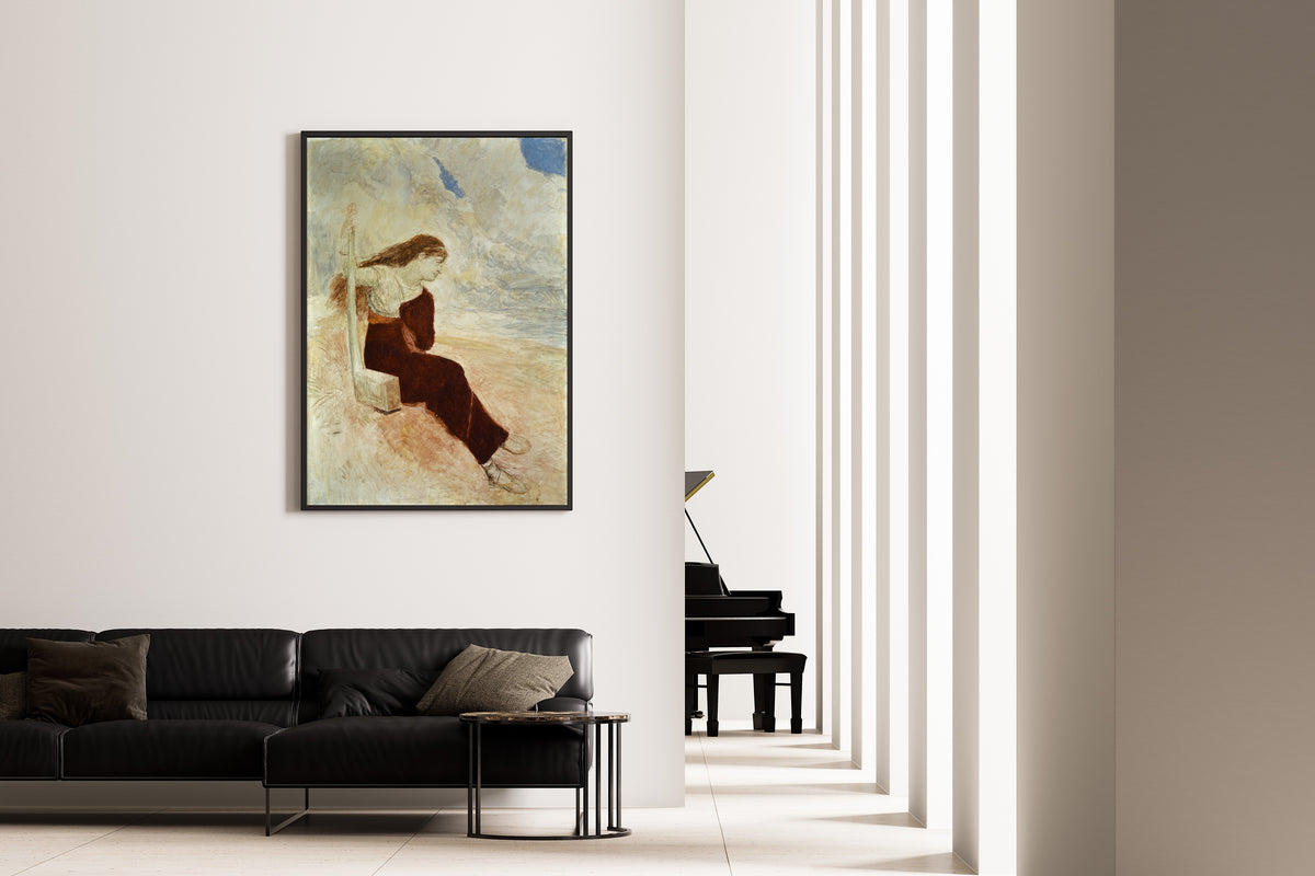 Arnold Böcklin — Sappho (Calypso) | Symbolist Art Print