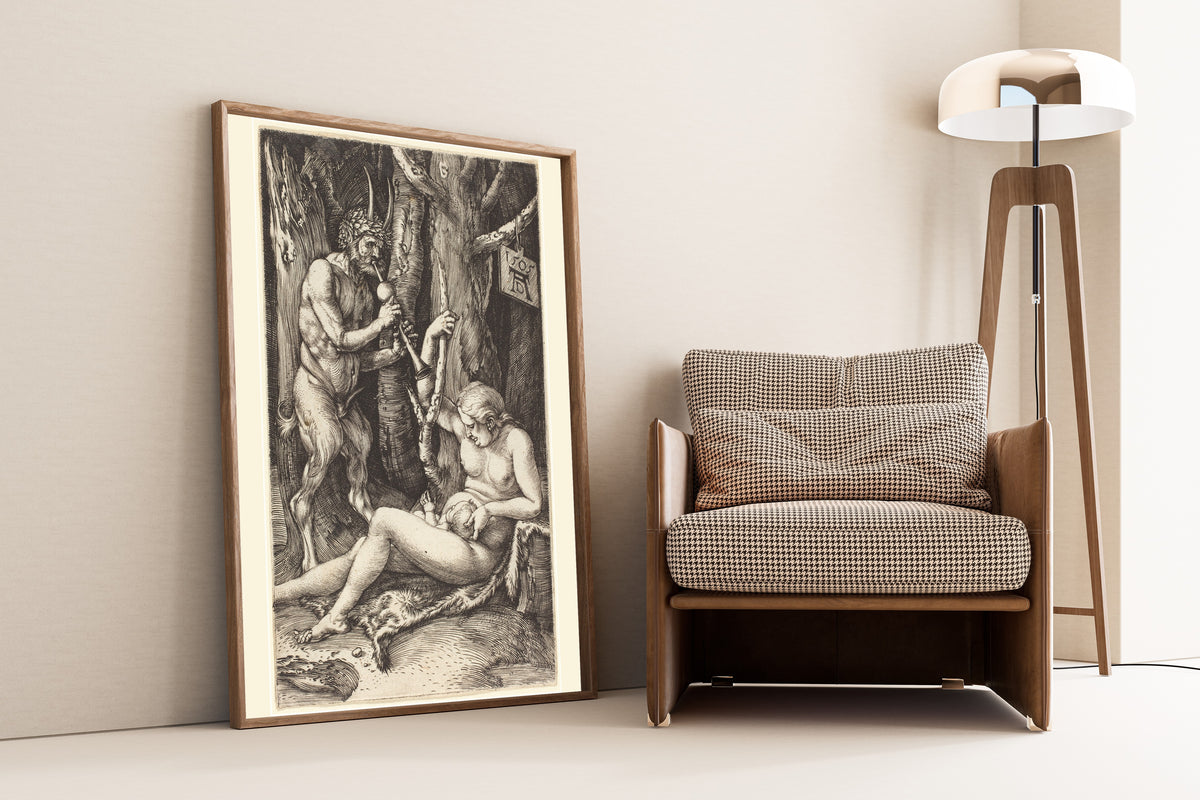Albrecht Dürer — Satyr Family | Engraving Print