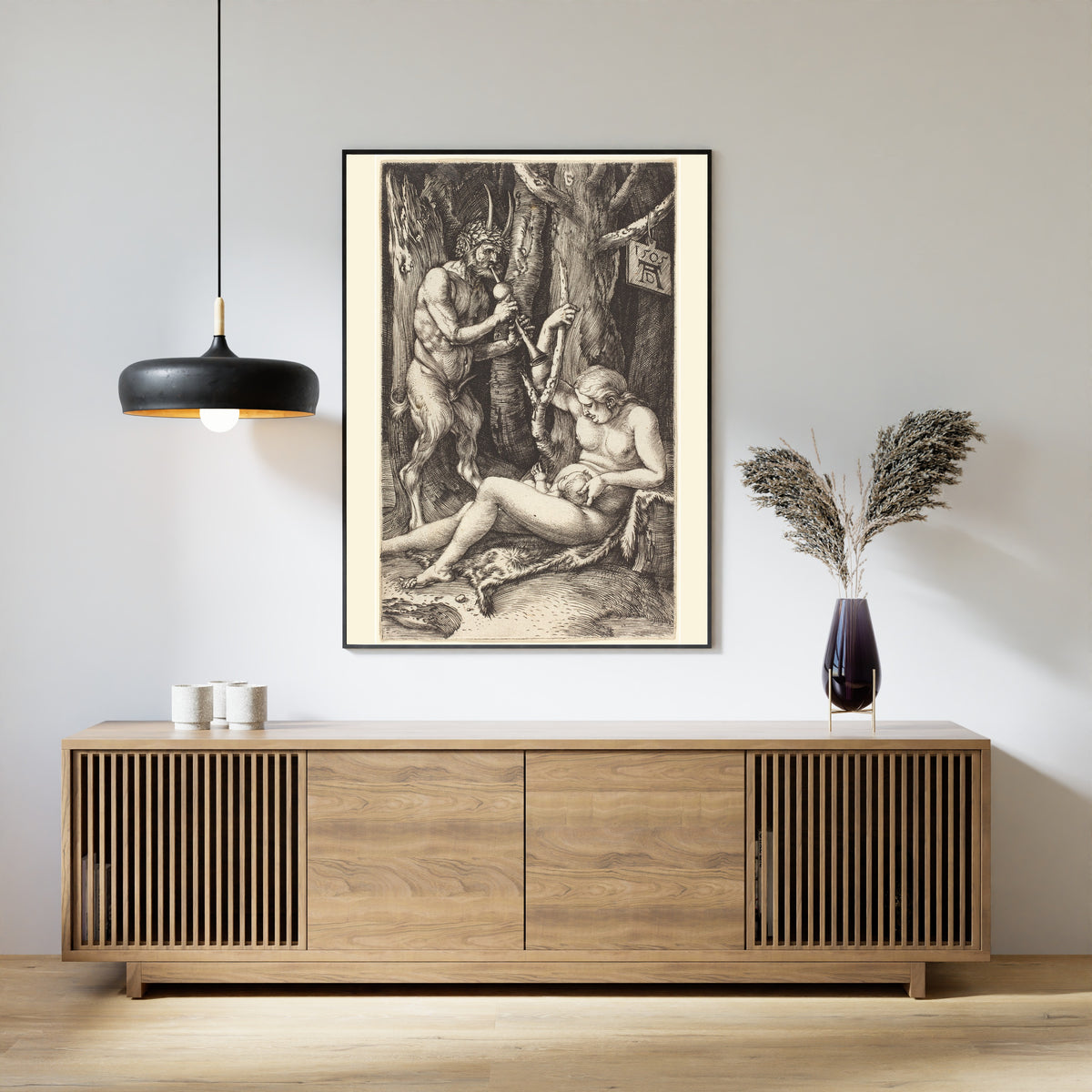 Albrecht Dürer — Satyr Family | Engraving Print