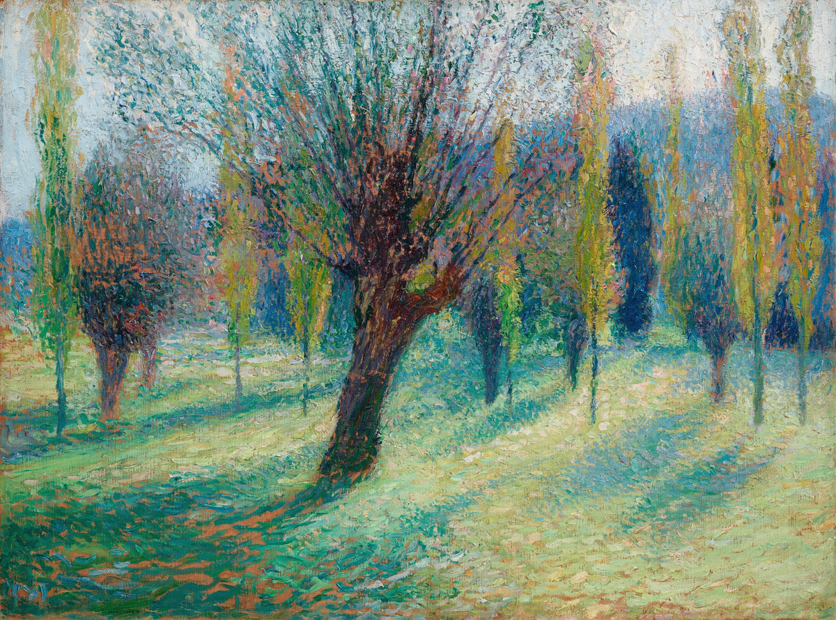 Henri Martin — Saules dans la vallée du Vert | Pointillist Landscape Print