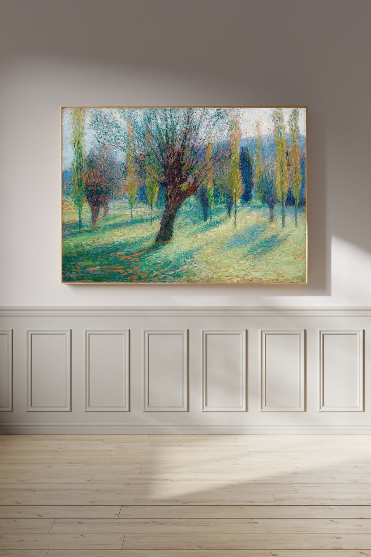 Henri Martin — Saules dans la vallée du Vert | Pointillist Landscape Print