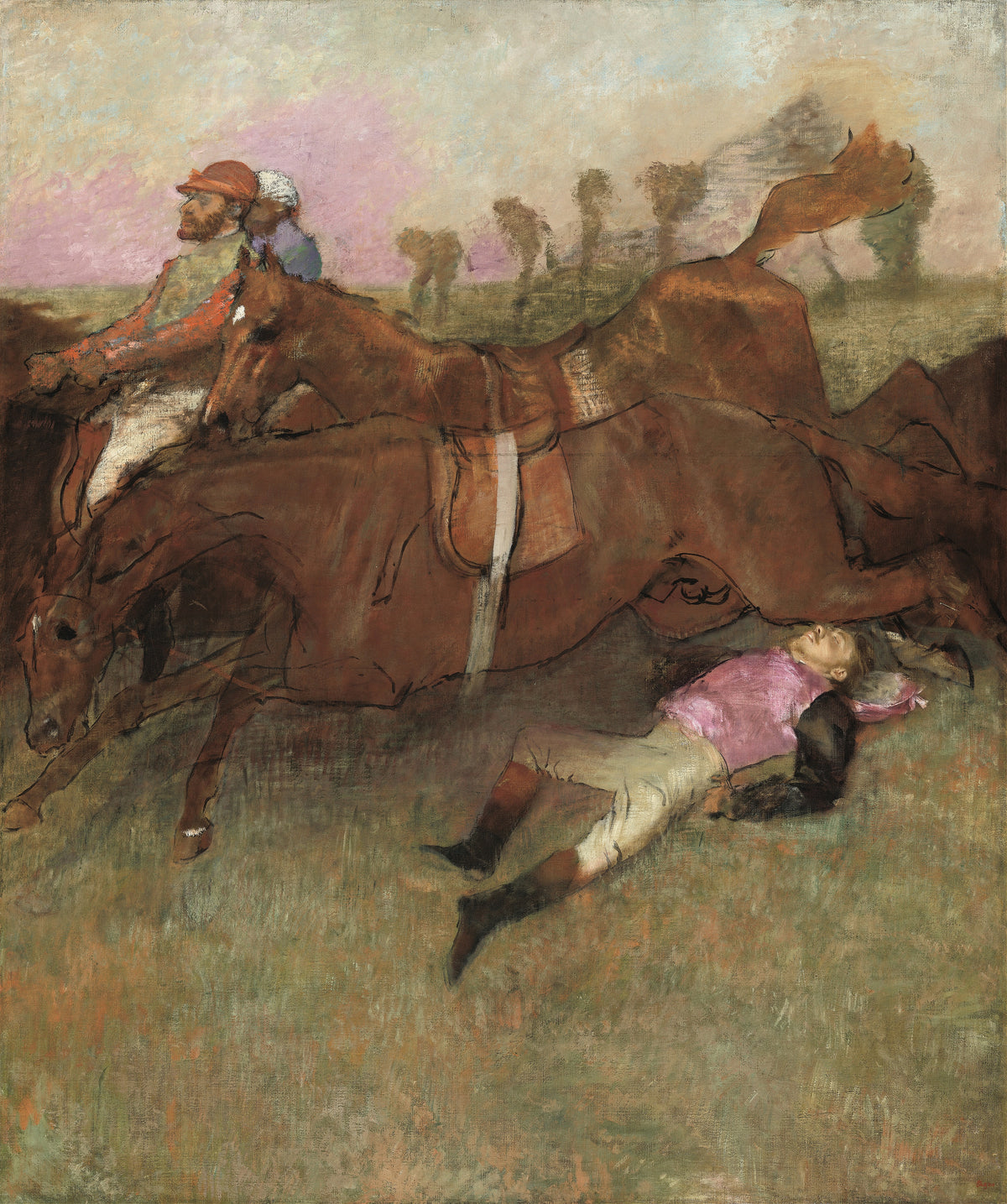 Edgar Degas — Scene from the Steeplechase: The Fallen Jockey | Fine Art Print