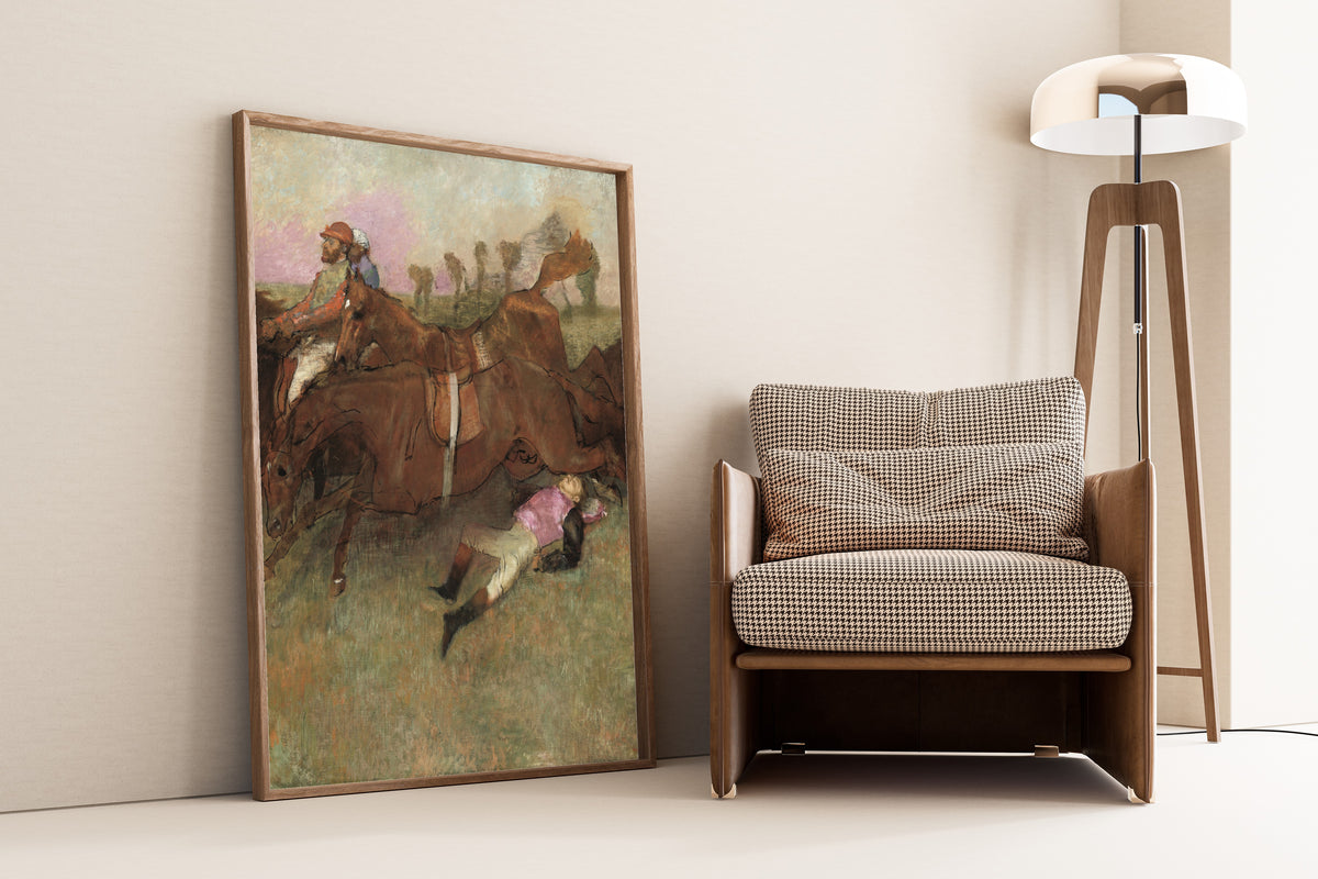 Edgar Degas — Scene from the Steeplechase: The Fallen Jockey | Fine Art Print