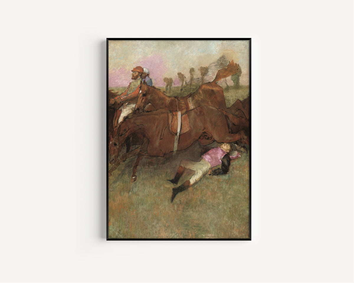 Edgar Degas — Scene from the Steeplechase: The Fallen Jockey | Fine Art Print