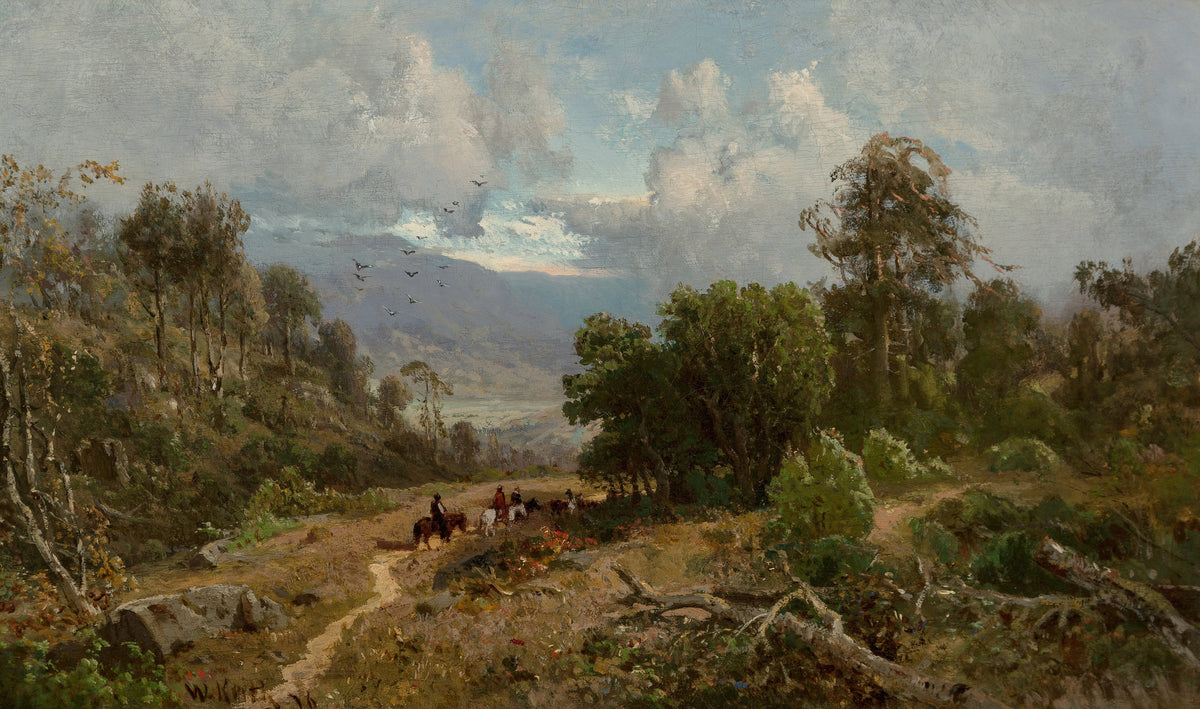William Keith — Scene in Russian River Valley, Sonoma, California | Landscape Fine Art Print