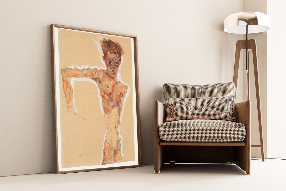 Egon Schiele — Self-Portrait | Fine Art Print
