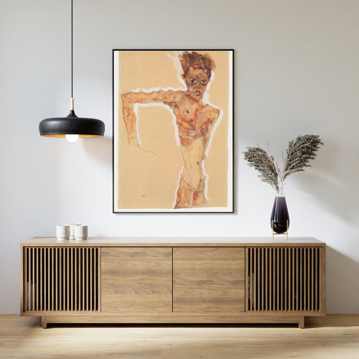 Egon Schiele — Self-Portrait | Fine Art Print