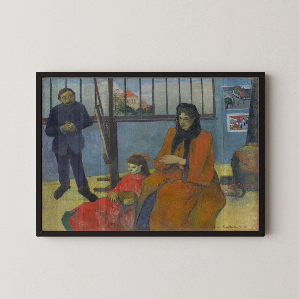 Paul Gauguin — Schuffenecker's Studio (The Schuffenecker Family) | Fine Art Print