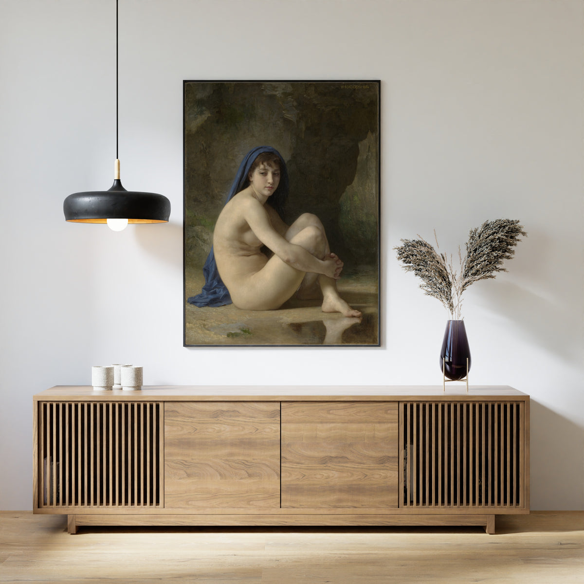 William-Adolphe Bouguereau — Seated Nude | Fine Art Print