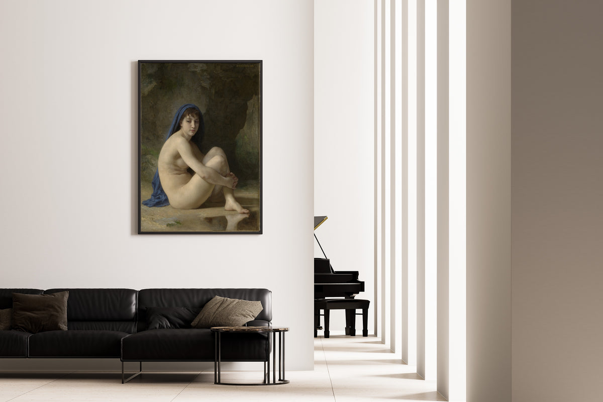 William-Adolphe Bouguereau — Seated Nude | Fine Art Print