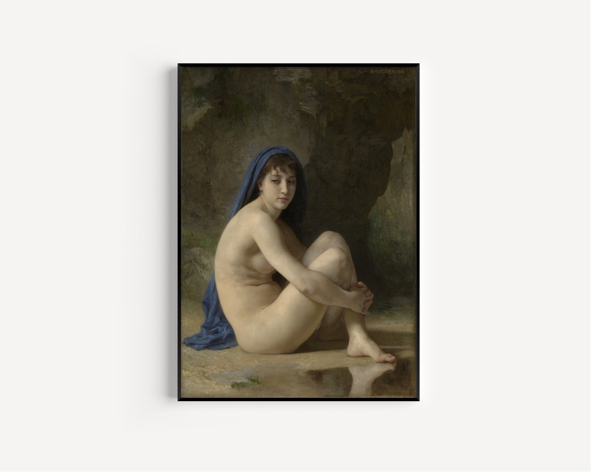 William-Adolphe Bouguereau — Seated Nude | Fine Art Print