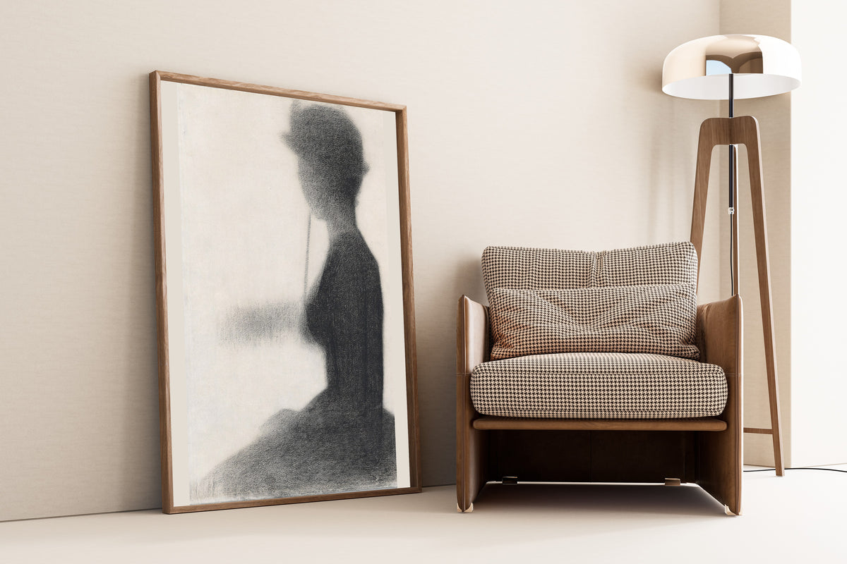 Georges Seurat — Seated Woman with a Parasol (study for La Grande Jatte) | Fine Art Print