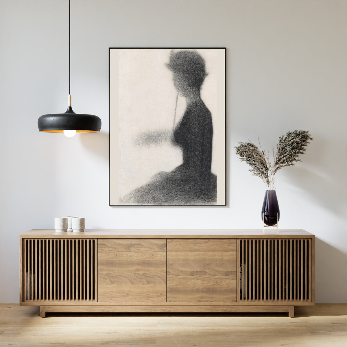 Georges Seurat — Seated Woman with a Parasol (study for La Grande Jatte) | Fine Art Print