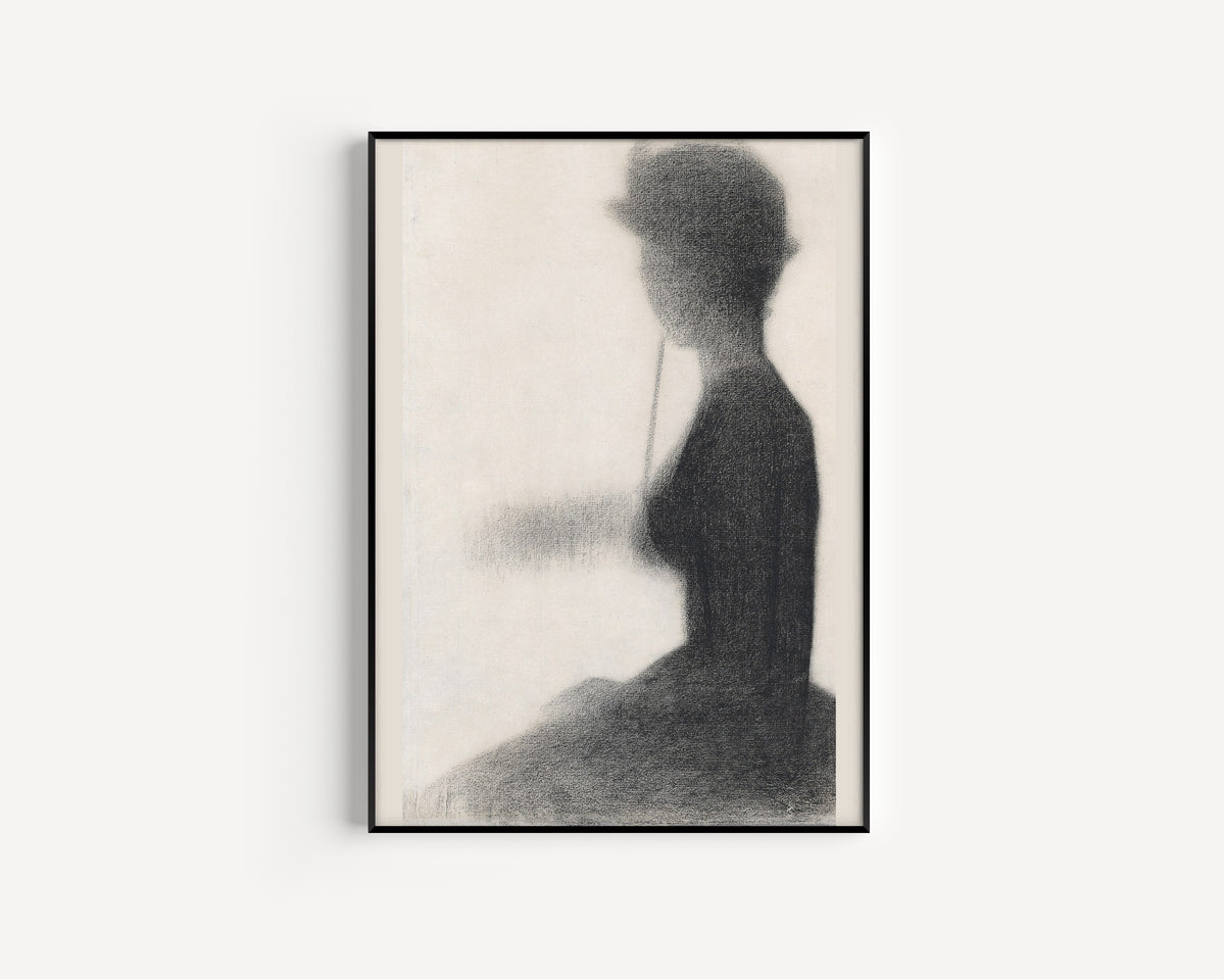 Georges Seurat — Seated Woman with a Parasol (study for La Grande Jatte) | Fine Art Print