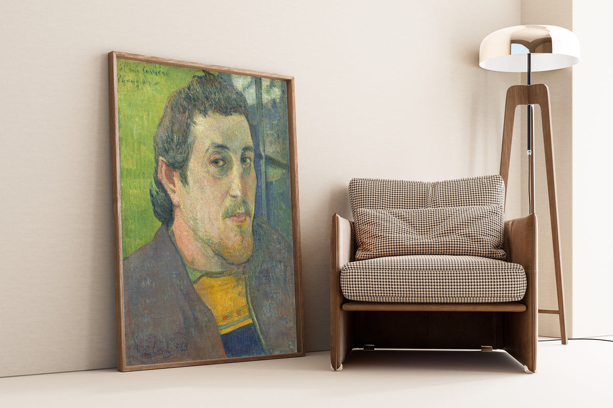 Paul Gauguin — Self-Portrait Dedicated to Carrière | Fine Art Print