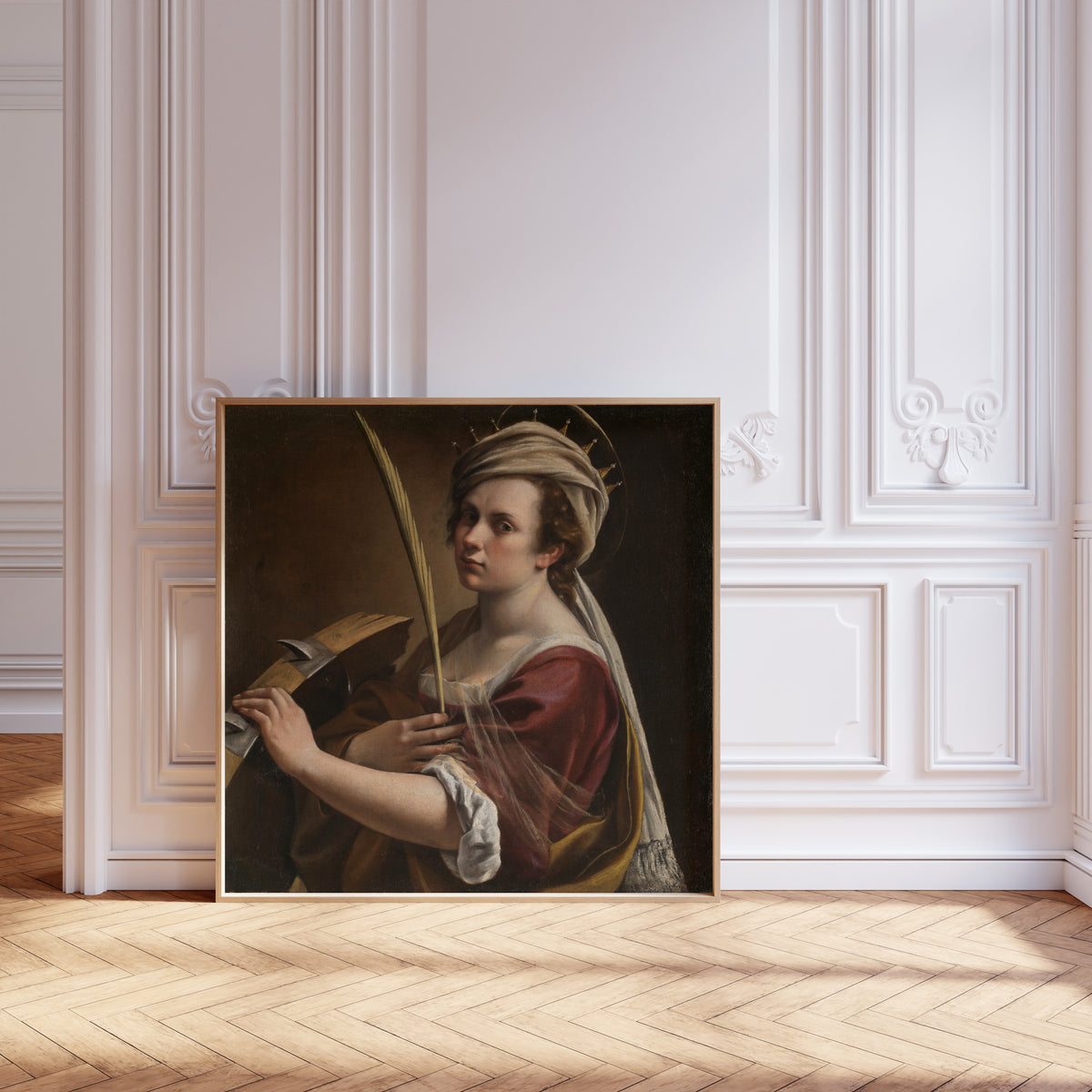 Artemisia Gentileschi — Self-Portrait as Saint Catherine of Alexandria | Fine Art Print
