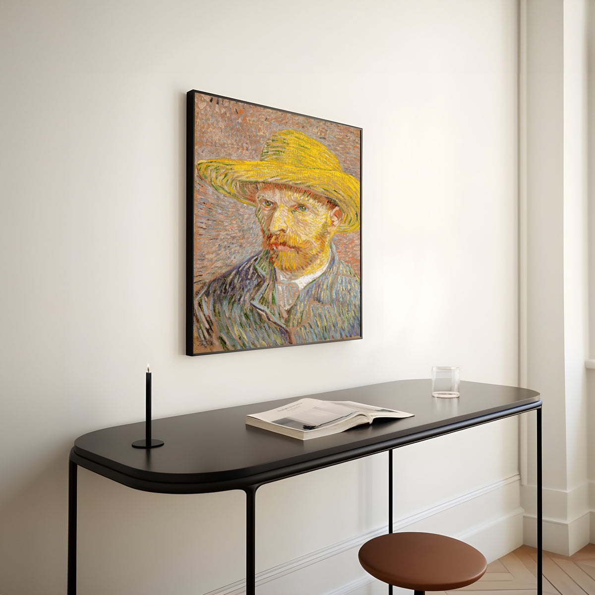 Vincent van Gogh — Self-Portrait with a Straw Hat | Fine Art Print