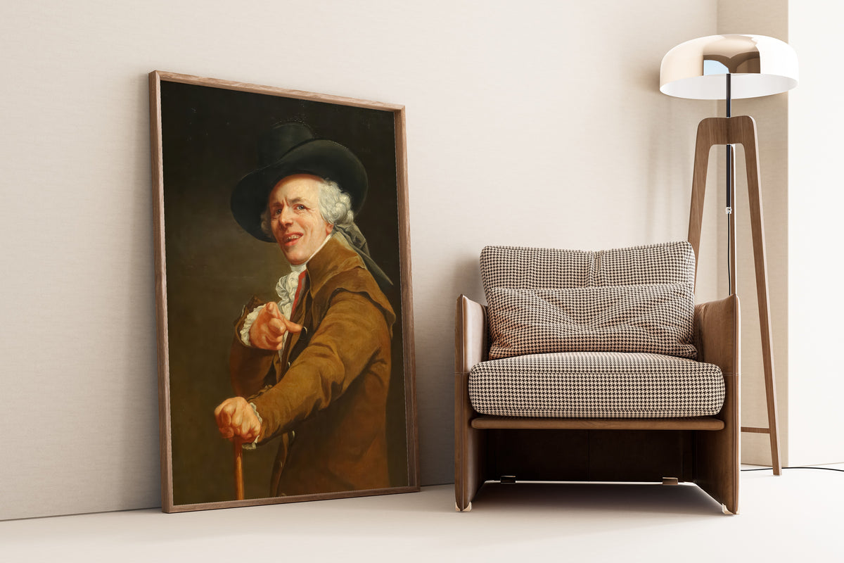 Joseph Ducreux — Self-portrait, Yawning / Mocking | Fine Art Print