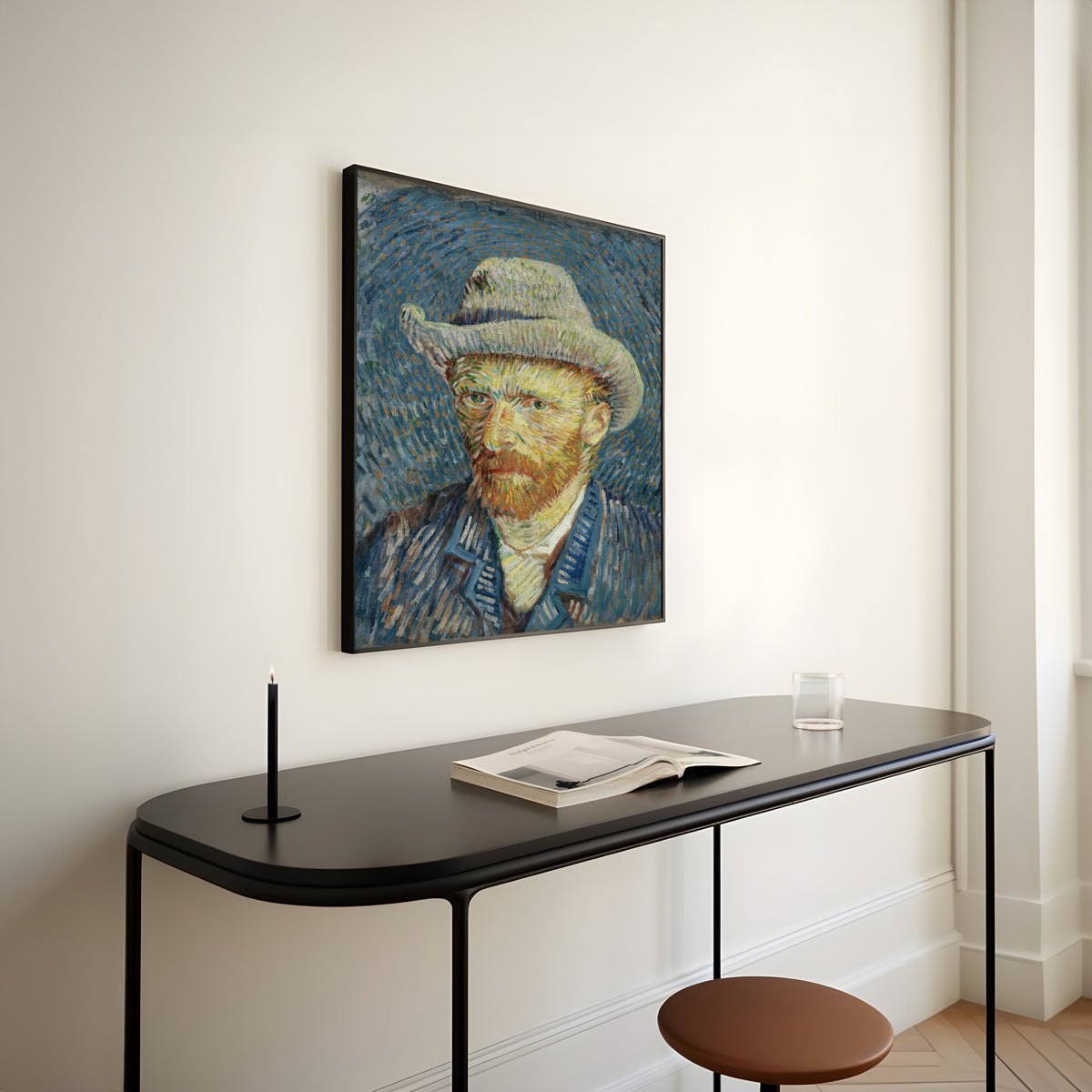 Vincent van Gogh — Self-Portrait with Grey Felt Hat | Fine Art Print