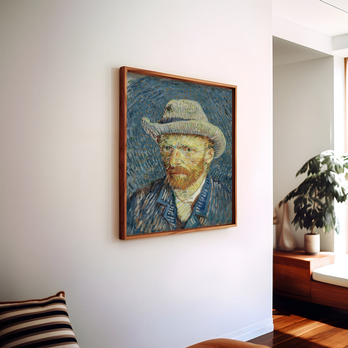 Vincent van Gogh — Self-Portrait with Grey Felt Hat | Fine Art Print